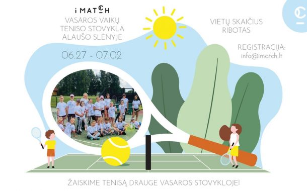 Vasaros vaikų teniso stovykla ’21 nuotrauka