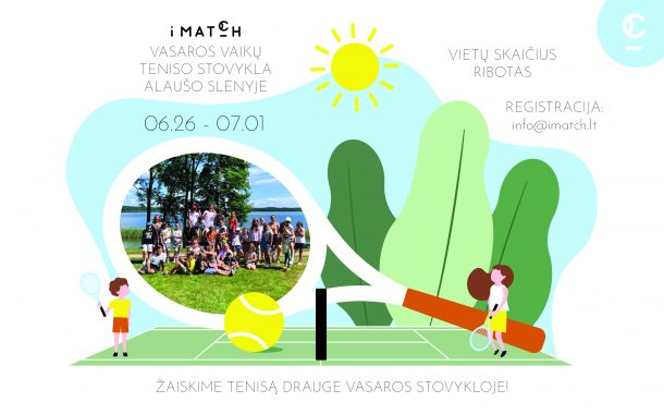 Vasaros vaikų teniso stovykla nuotrauka