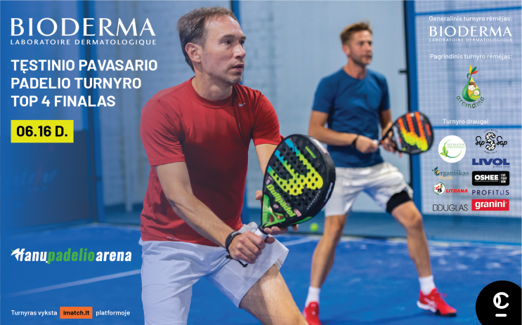 Bioderma tęstinio padelio turnyro TOP 4 finalas nuotrauka