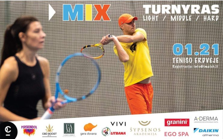MIX turnyras Teniso erdvėje nuotrauka