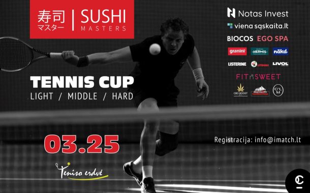 SUSHI MASTERS Tennis Cup / Mix ir vyrų dvejetai nuotrauka