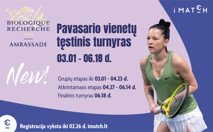 Startuoja Biologique Recherche tęstinis vienetų turnyras! nuotrauka