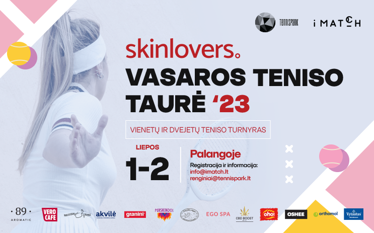 Skinlovers vasaros teniso turnyras ‘23 nuotrauka