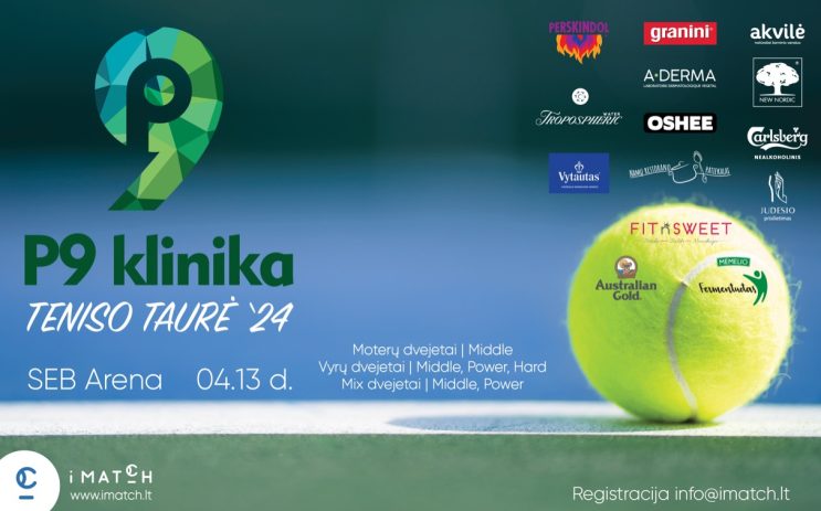 P9 klinika teniso taurė ‘24 | Seb arena nuotrauka