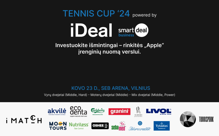 iDEAL Tennis Cup ’24 nuotrauka