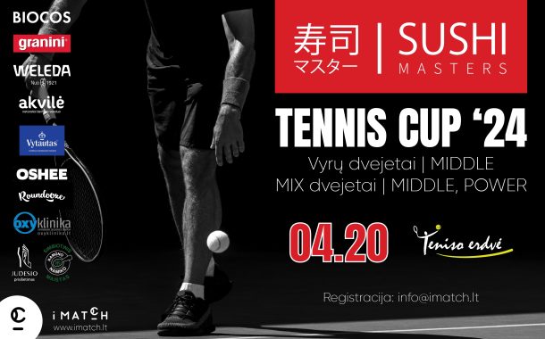 SUSHI MASTERS Tennis Cup ‘24 nuotrauka