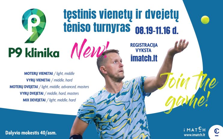 Tęstinio turnyro registracija iki 08.16 d. nuotrauka