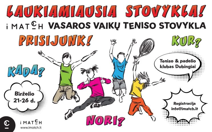 Vasaros vaikų teniso ir padelio stovykla ‘26 nuotrauka