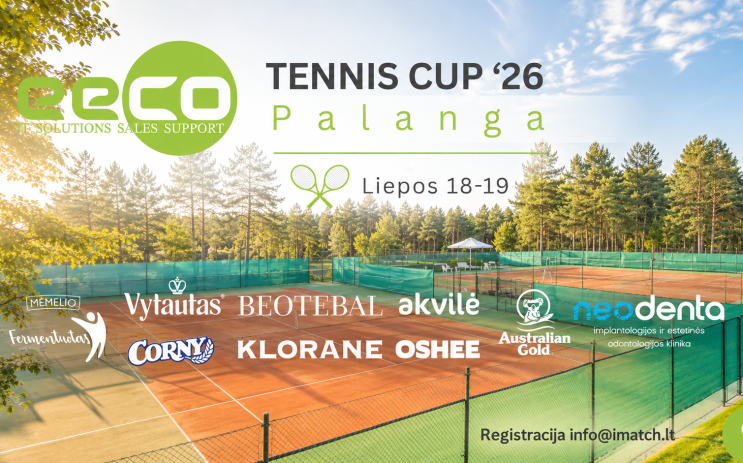 EECO Tennis Cup ‘26 Palanga nuotrauka